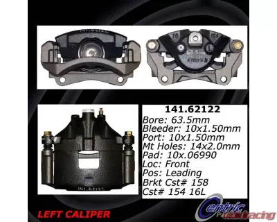 Centric Semi-Loaded Brake Caliper 141.62122 - 141.62122