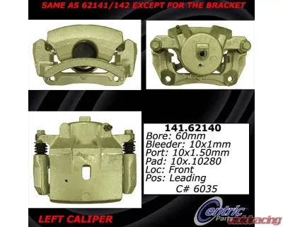 Centric Semi-Loaded Brake Caliper 141.62140 - 141.62140
