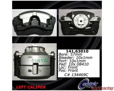 Centric Semi-Loaded Brake Caliper with New Phenolic Pistons 141.63010 - 141.63010