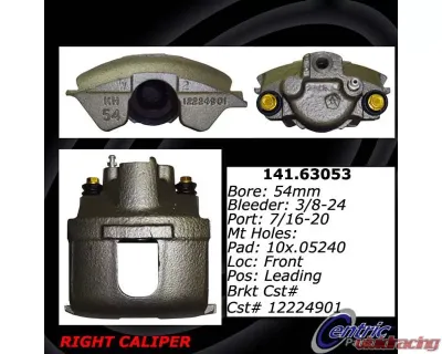 Centric Semi-Loaded Brake Caliper with New Phenolic Pistons 141.63053 - 141.63053