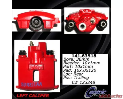 Centric Semi-Loaded Brake Caliper 141.63518 - 141.63518