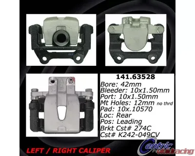 Centric Semi-Loaded Brake Caliper with New Phenolic Pistons 141.63528 - 141.63528