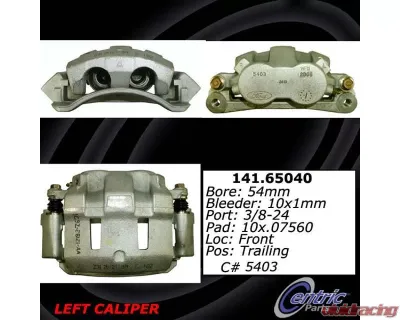 Centric Semi-Loaded Brake Caliper with New Phenolic Pistons 141.65040 - 141.65040