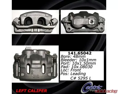 Centric Semi-Loaded Brake Caliper with New Phenolic Pistons 141.65042 - 141.65042