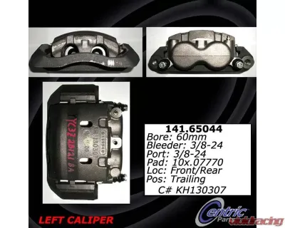 Centric Semi-Loaded Brake Caliper with New Phenolic Pistons 141.65044 - 141.65044