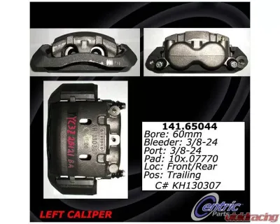 Centric Semi-Loaded Brake Caliper with New Phenolic Pistons 141.65044 - 141.65044