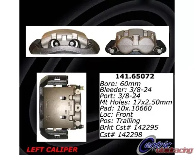 Centric Semi-Loaded Brake Caliper with New Phenolic Pistons 141.65072 - 141.65072