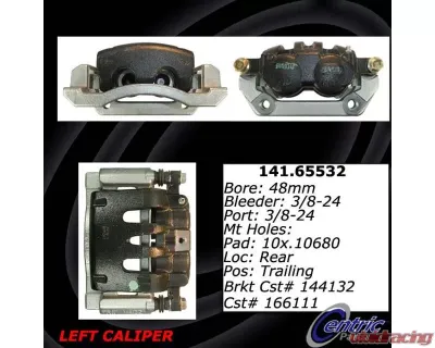 Centric Semi-Loaded Brake Caliper with New Phenolic Pistons 141.65532 - 141.65532