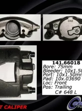 Centric Semi-Loaded Brake Caliper 141.66018                                     - 141.66018 - Image 3