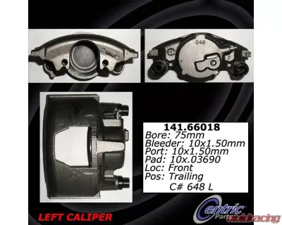 Centric Semi-Loaded Brake Caliper 141.66018 - 141.66018