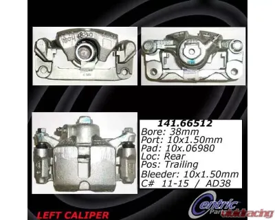 Centric Semi-Loaded Brake Caliper 141.66512 - 141.66512