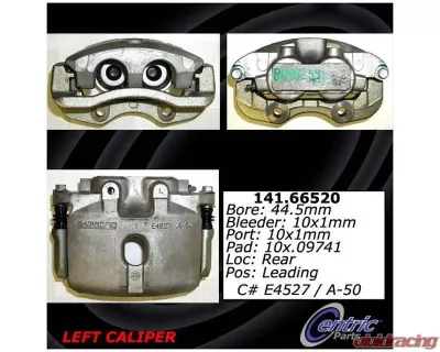 Centric Semi-Loaded Brake Caliper with New Phenolic Pistons 141.66520 - 141.66520