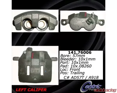 Centric Semi-Loaded Brake Caliper 141.76006 - 141.76006