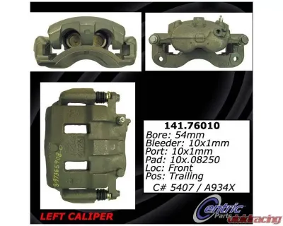 Centric Semi-Loaded Brake Caliper 141.76010 - 141.76010
