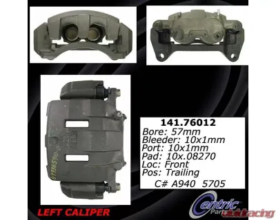 Centric Semi-Loaded Brake Caliper 141.76012 - 141.76012