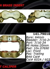 Centric Semi-Loaded Brake Caliper with New Phenolic Pistons 141.79010                                     - 141.79010 - Image 2