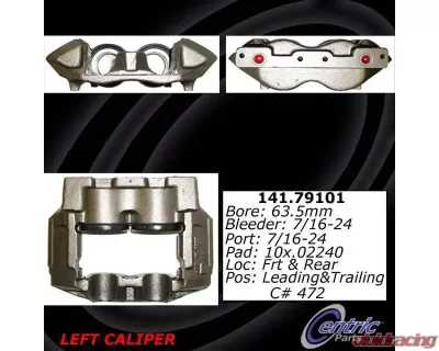 Centric Semi-Loaded Brake Caliper 141.79101 - 141.79101