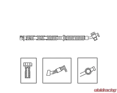 Centric Brake Hose 150.22002 - 150.22002