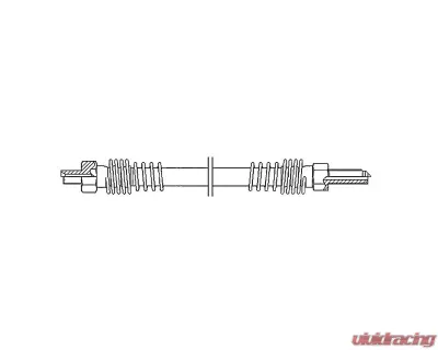 Centric Brake Hose 150.25002 - 150.25002
