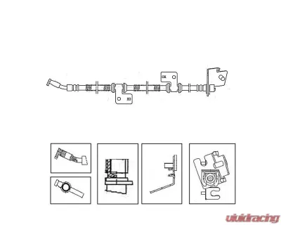 Centric Brake Hose 150.28005 - 150.28005