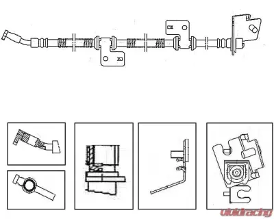 Centric Brake Hose 150.28005 - 150.28005