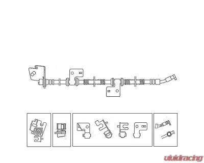 Centric Brake Hose 150.28006 - 150.28006