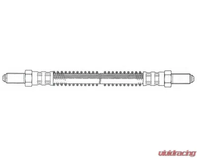 Centric Brake Hose 150.30003 - 150.30003