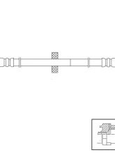 Centric Brake Hose 150.33024                                     - 150.33024 - Image 4