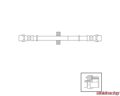 Centric Brake Hose 150.33024 - 150.33024