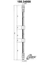 Centric Brake Hose 150.34008                                     - 150.34008 - Image 6