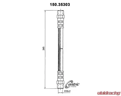 Centric Brake Hose 150.35303 - 150.35303