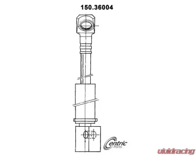 Centric Brake Hose 150.36004 - 150.36004