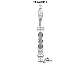 Centric Brake Hose 150.37016