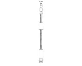 Centric Brake Hose 150.38308