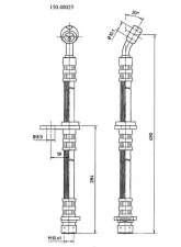 Centric Brake Hose 150.40025                                     - 150.40025 - Image 5