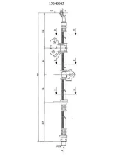 Centric Brake Hose 150.40043                                     - 150.40043 - Image 5