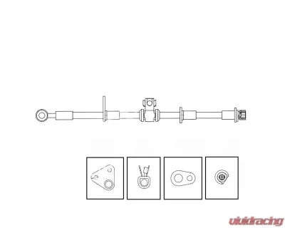 Centric Brake Hose 150.40048 - 150.40048