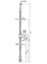 Centric Brake Hose 150.40050                                     - 150.40050 - Image 5