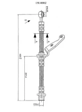 Centric Brake Hose 150.40062                                     - 150.40062 - Image 5