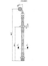 Centric Brake Hose 150.40065                                     - 150.40065 - Image 5