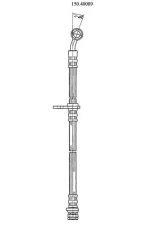 Centric Brake Hose 150.40089                                     - 150.40089 - Image 5