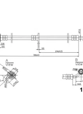 Centric Brake Hose 150.40095                                     - 150.40095 - Image 5