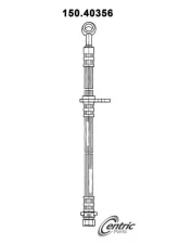 Centric Brake Hose 150.40356                                     - 150.40356 - Image 6