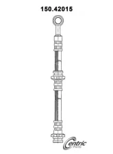 Centric Brake Hose 150.42015                                     - 150.42015 - Image 5