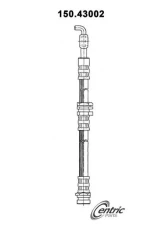 Centric Brake Hose 150.43002                                     - 150.43002 - Image 4