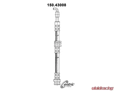 Centric Brake Hose 150.43008 - 150.43008