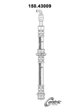 Centric Brake Hose 150.43009                                     - 150.43009 - Image 5