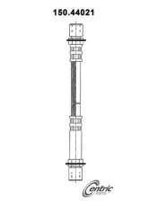 Centric Brake Hose 150.44021                                     - 150.44021 - Image 3