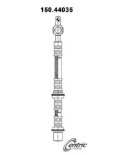 Centric Brake Hose 150.44035                                     - 150.44035 - Image 4