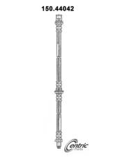 Centric Brake Hose 150.44042                                     - 150.44042 - Image 4
